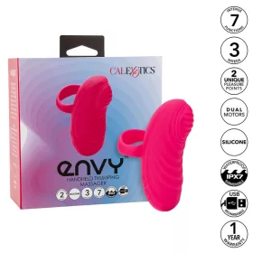   CALEXOTICS - ENVY KÉZI GURULÓ LABDA MASSZÍROZÓ 7 REZGÉSEK RÓZSASZÍN