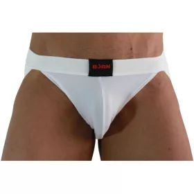 BURN – prémium fehér jock lycra alsónadrág M méret