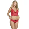 SUBBLIME - 953898 SELYEM ÉS CSIPKE HÁLÓINGET + BUGYI PIROS S/M