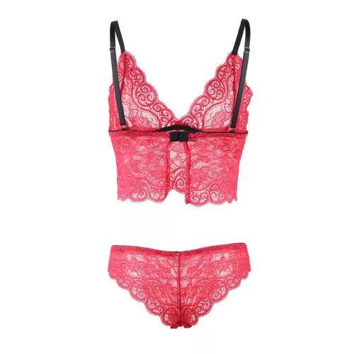 SUBBLIME - 953898 SELYEM ÉS CSIPKE HÁLÓINGET + BUGYI PIROS S/M