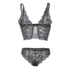 SUBBLIME - 953911 SELYEM ÉS CSIPKE HÁLÓING, + FEKETE BUGYI FEKETE S/M