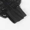 SUBBLIME - 953911 SELYEM ÉS CSIPKE HÁLÓING, + FEKETE BUGYI FEKETE S/M