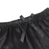 SUBBLIME - 953935 CASUAL SELYEM HÁLÓINGET + CSIPKÉS NADRÁG, FEKETE S/M