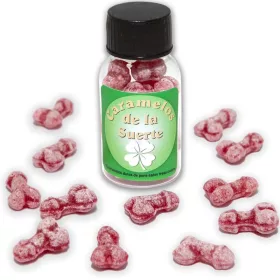   DIABLO PICANTE - 12 PÉNISZ-ALAKÚ SZERENCSÉS CUKORKA EPER/CSERESZNYE