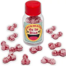   Diablo Picante – pezsgő eper-cseresznye péniszcukorka, 12 db