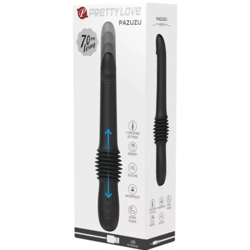 Dildo fekvőtámaszával Pretty Love Pazuzu 15 x 3,5 cm