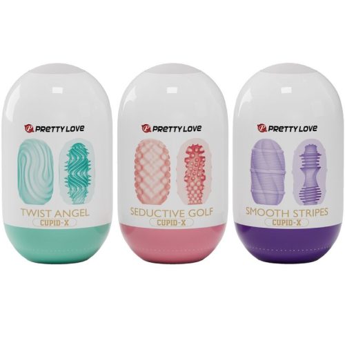 PRETTY LOVE - CUPID X 18 FÉRFI MASZTURBÁTOR KÜLÖNBÖZŐ TEXTÚRÁKKAL