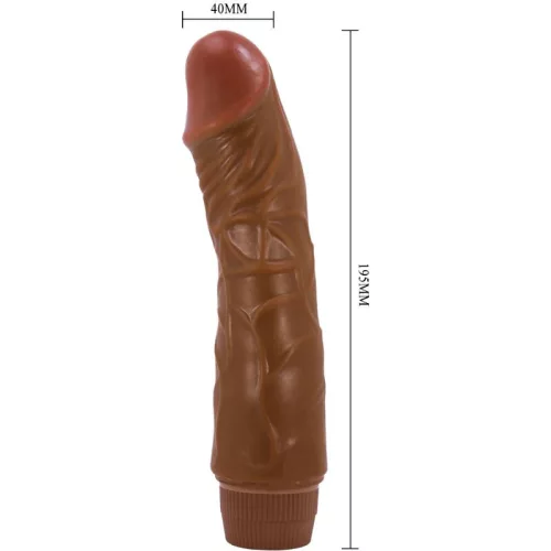 BAILE - JEFF REALISTA VIBRÁTOR 19,5 CM MULATTO
