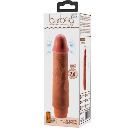 BAILE - JEFF REALISTA VIBRÁTOR 19,5 CM MULATTO