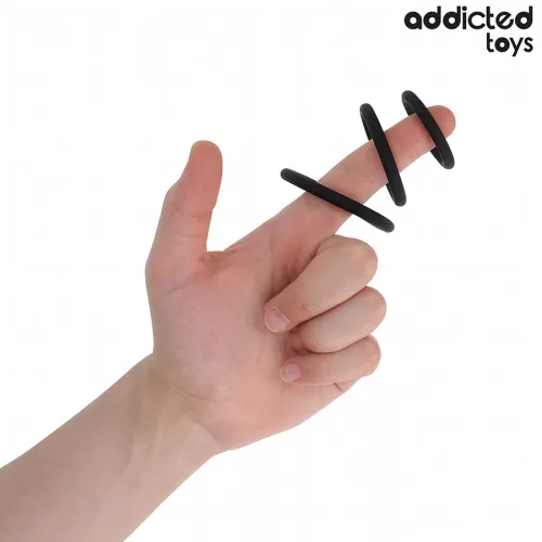 ADDICTED TOYS - SZETT SZILIKON GYŰRŰK MODELL 2