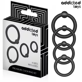 ADDICTED TOYS - NYOMÁSSZILIKON GYŰRŰK KÉSZLETE
