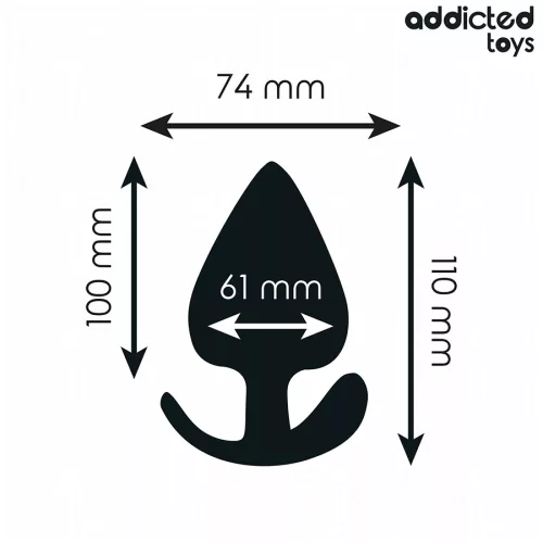 ADDICTED TOYS – XXL szilikon anál dugó 11 cm