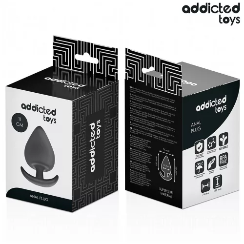 ADDICTED TOYS – XXL szilikon anál dugó 11 cm