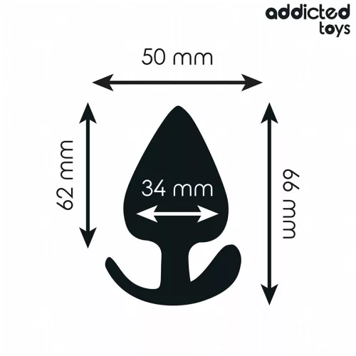 ADDICTED JÁTÉKOK - ANÁLIS DUGÓ SZILIKON MÉRET M 6,6 CM