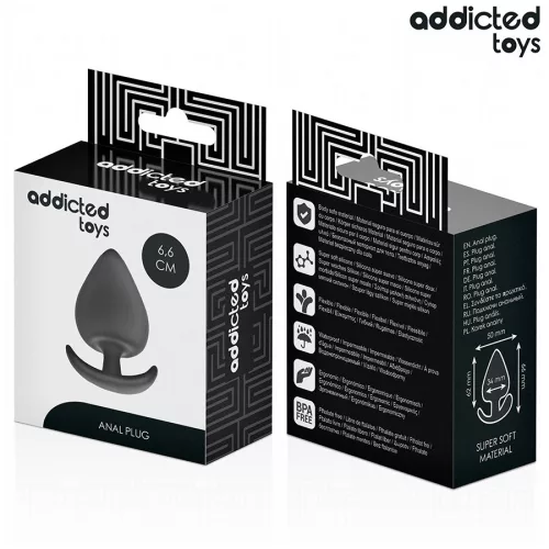 ADDICTED JÁTÉKOK - ANÁLIS DUGÓ SZILIKON MÉRET M 6,6 CM