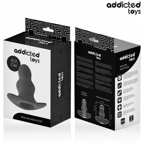 ADDICTED TOYS - XXL üreges szilikon anál dugó 15,2 cm