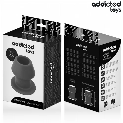 ADDICTED TOYS – extrém üreges szilikon anál dugó L 10,4 cm