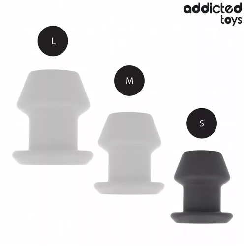 ADDICTED TOYS – extrém üreges análplug szilikonban, S méret
