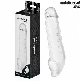 ADDICTED TOYS - ÁTLÁTSZÓ PÉNISZHÜVELY M MÉRET 27 CM