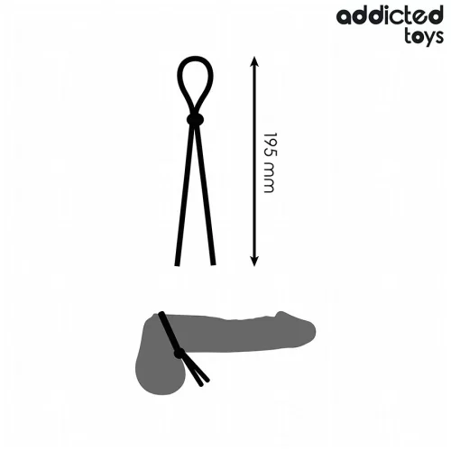 ADDICTED TOYS – szilikon hurok a péniszhez