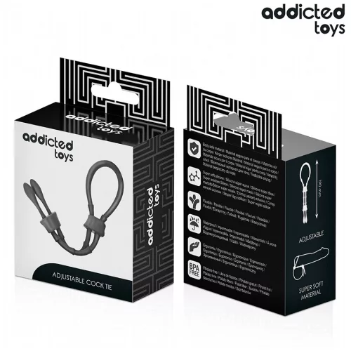 ADDICTED TOYS – ÁLLÍTHATÓ SZILIKON KÖTÉL A PÉNISZHEZ