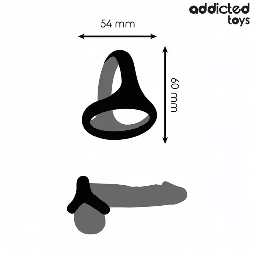 ADDICTED TOYS - VASTAG, TRIPLE PÉNISZ GYŰRŰ