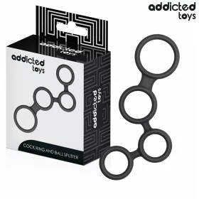 ADDICTED TOYS - péniszgyűrű herekârtyával