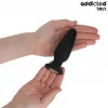 ADDICTED TOYS - gyöngyös szilikon análzáró (L, 12,6 cm)