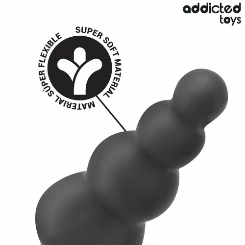 ADDICTED TOYS – szilikon anális plug gyűrűvel, Modell 5