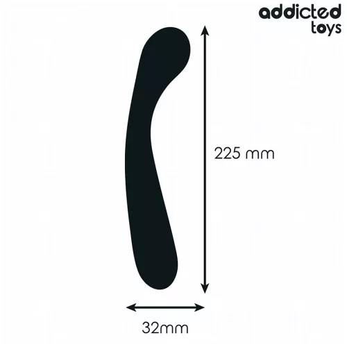 ADDICTED TOYS – prémium szilikon dupla anál vibrátor 22,5 cm