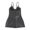 SUBBLIME - 957575 BŐR ZIPZÁROS RUHA FEKETE L/XL