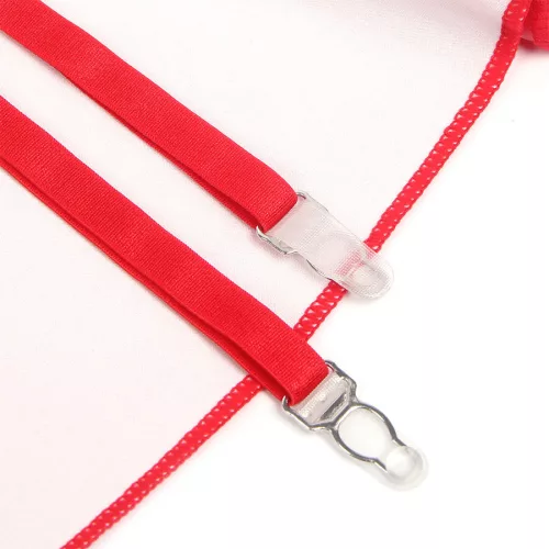 SUBBLIME - 957728 CSIPKECIPZÁROS BŐRRUHA PIROS S/M