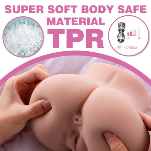 XISE – CONNIE BACK MASZTURBÁTOR VAGINA ÉS VÉGBÉLNYÍLÁS REÁLIS MULTIPOZÍCIÓ REZGÉSSEL