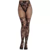 LEG AVENUE – DAHLIA CSIPKE HARISNYA FEKETE HÁLÓS RÉSZLETEKKEL