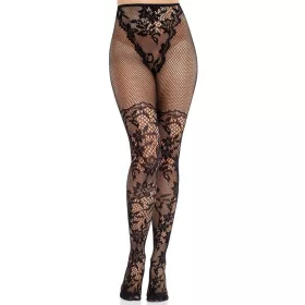   LEG AVENUE – DAHLIA CSIPKE HARISNYA FEKETE HÁLÓS RÉSZLETEKKEL