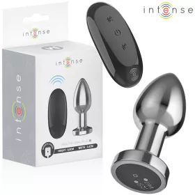   INTENSE - távirányítós fém anális vibrátor 10 rezgési móddal