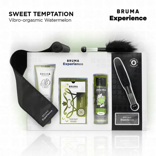 BRUMA XPERIENCE - ÉDES KÍSÉRTÉSI KÉSZLET VIBRO-ORGAZMUS GÖRÖGDINNYE