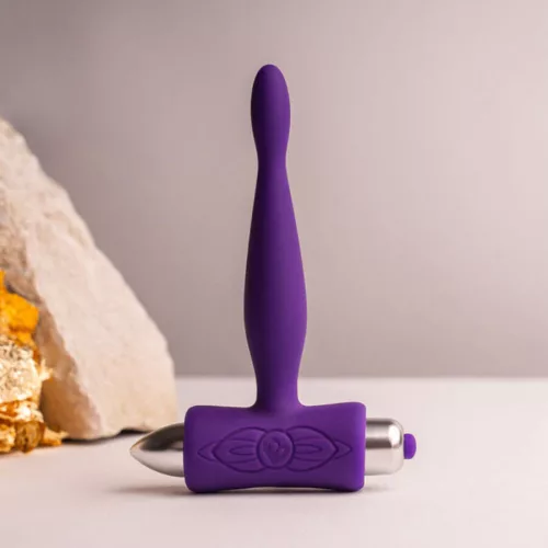 ROCKS-OFF Petite Sensations – vibráló anális dugó lila színben