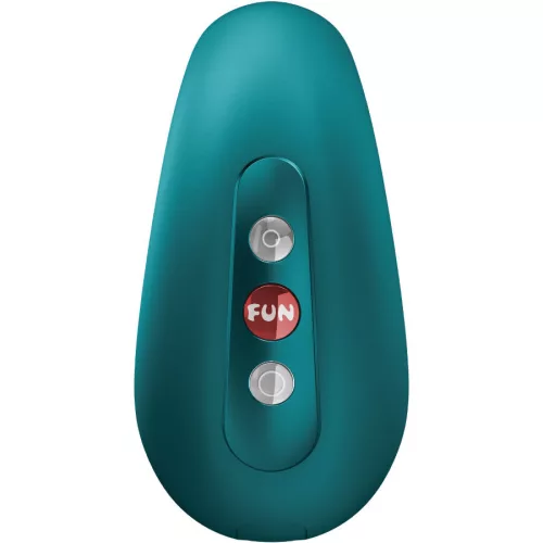 FUN FACTORY - CHERIE DOUBLE AIR PULSE VIBRÁTOR ÜVEG ZÖLD