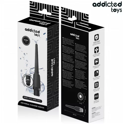 ADDICTED TOYS - anális tisztító univerzális adapterrel