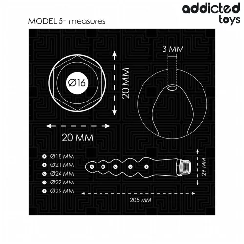 ADDICTED TOYS – ANÁLIS TISZTÍTÓ UNIVERZÁLIS ADAPTERREL, 5-ÖS MODELL