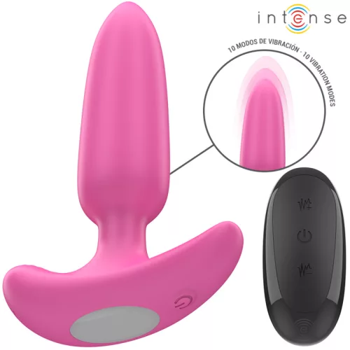 INTENSE - ROSS ANAL PLUG 10 VIBRÁCIÓ RÓZSASZÍN TÁVIRÁNYÍTÓ
