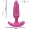 INTENSE - ROSS ANAL PLUG 10 VIBRÁCIÓ RÓZSASZÍN TÁVIRÁNYÍTÓ