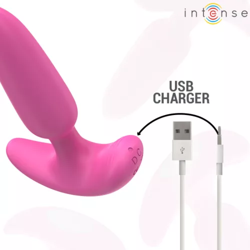 INTENSE - ROSS ANAL PLUG 10 VIBRÁCIÓ RÓZSASZÍN TÁVIRÁNYÍTÓ