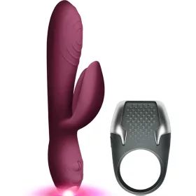 CSÚCS - LAMOUR KIT NYÚL VIBRÁTOR + LED FARKAS GYŰRŰ