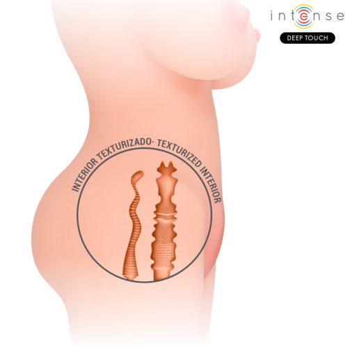 INTENZÍV MÉLY ÉRINTÉS – JESSE TÖRZS DUPLA VAGINA ÉS ANO-MASZTURBÁTOR