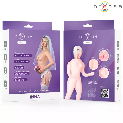 INTENZÍV BABÁK - IRINA FELFÚJHATÓ BABA HÁROM NYÍLÁSSAL