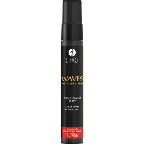 Waves of Pleasure Eper Szénsavas Bor, Orális Szex Spray 20ml