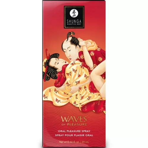 Waves of Pleasure Eper Szénsavas Bor, Orális Szex Spray 20ml