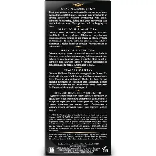 Waves of Pleasure Eper Szénsavas Bor, Orális Szex Spray 20ml